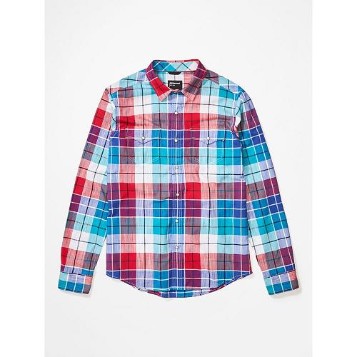 Marmot Parkfield Clothes - Mens Shirts Blue CA5926704 Canada